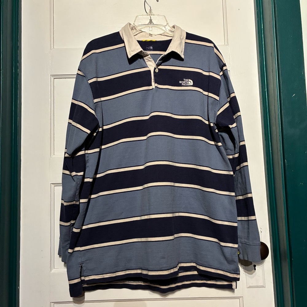The North Face Men's XXL Rugby Polo 100% Cotton Gorpcore Preppy**